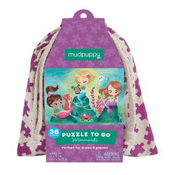Mermaids 36 Piece Mini Jigsaw Puzzle Mudpuppy (ONLINE ORDER ONLY)