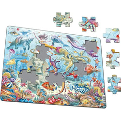 Mermaids in Sunken City 35 Piece Tray Jigsaw Puzzle Larsen (ONLINE ORDER ONLY)