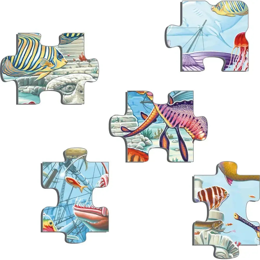 Mermaids in Sunken City 35 Piece Tray Jigsaw Puzzle Larsen (ONLINE ORDER ONLY)