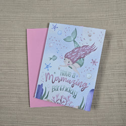 Mermazing Birthday Card (ONLINE ORDER ONLY)