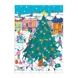 Merry & Bright Christmas Greeting Card 60 Piece Jigsaw Puzzle Galison (ONLINE ORDER ONLY)