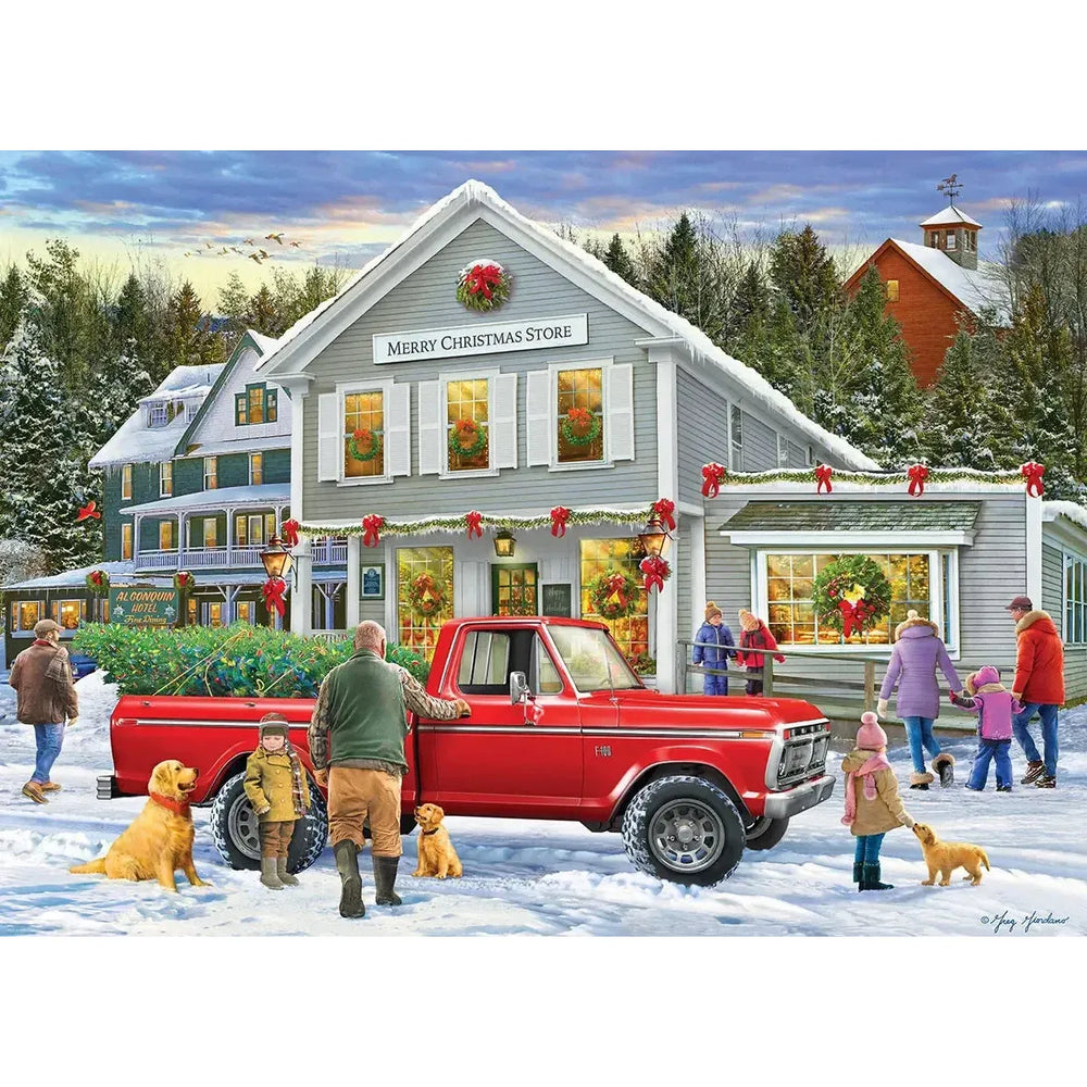 Merry Christmas Store 500 Piece Jigsaw Puzzle Eurographics (ONLINE ORDER ONLY)
