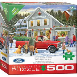 Merry Christmas Store 500 Piece Jigsaw Puzzle Eurographics (ONLINE ORDER ONLY)