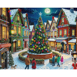 Merry Town Square 1000 Piece Jigsaw Puzzle Springbok (ONLINE ORDER ONLY)
