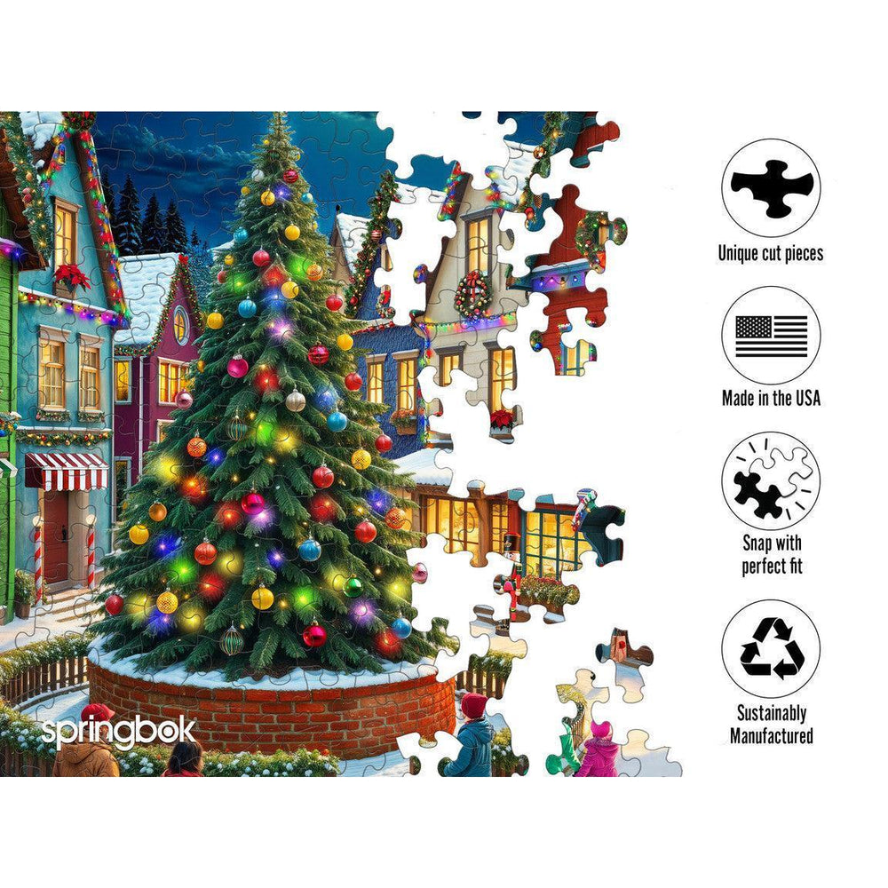 Merry Town Square 1000 Piece Jigsaw Puzzle Springbok (ONLINE ORDER ONLY)