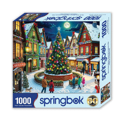 Merry Town Square 1000 Piece Jigsaw Puzzle Springbok (ONLINE ORDER ONLY)