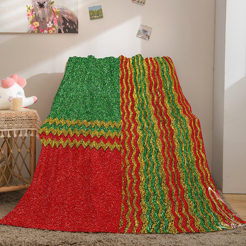 Merry Christmas Flannel Fleece Blanket (Online Order Only)