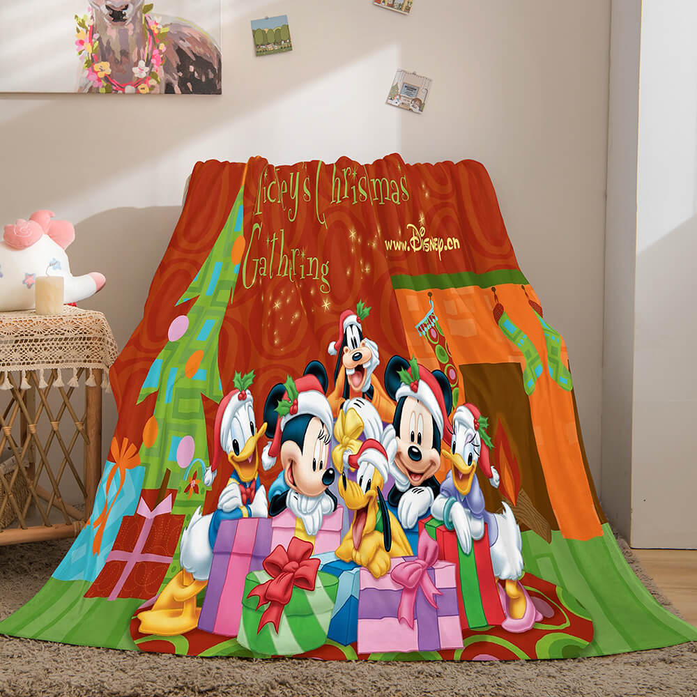 Merry Christmas Flannel Fleece Throw Cosplay Blanket (Online Order Only)