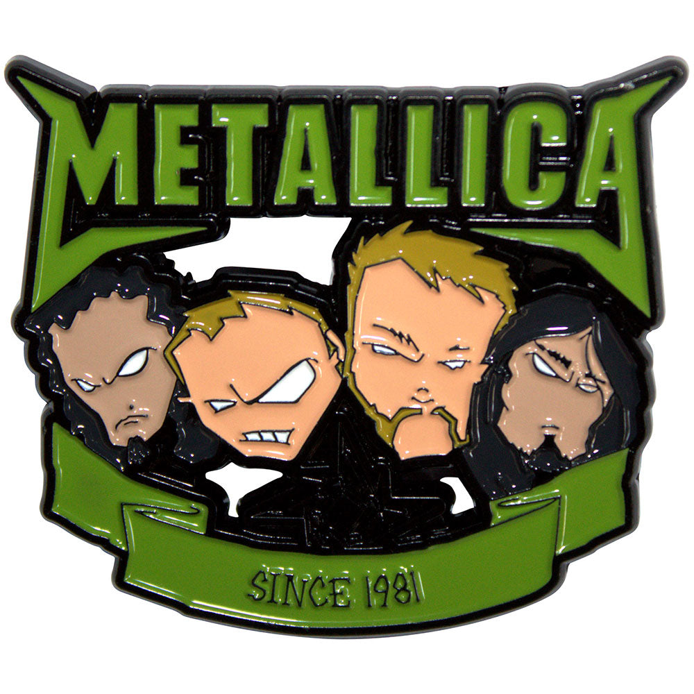 Metallica Since 1981 Heads Pin Badge (Online Order Only)