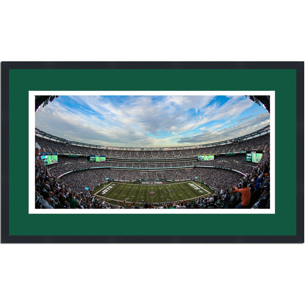 Framed MetLife Stadium New York Jets 16x24 Football Photo Professionally Matted
