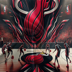 Miami Heat Bedding Set Duvet Cover Without Filler (Online Order Only)
