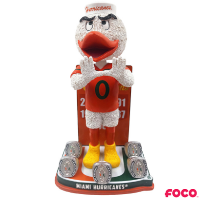 NCAA College Football National Champions Mascot Bobbleheads (ONLINE ORDER ONLY)