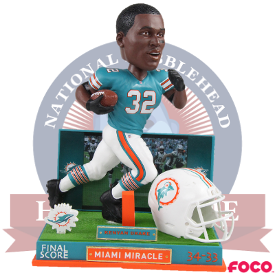 Miami Miracle Miami Dolphins Kenyan Drake Bobblehead (ONLINE ORDER ONLY)