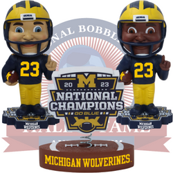 Michigan Wolverines 2023 National Champions Bobbleheads (ONLINE ORDER ONLY)