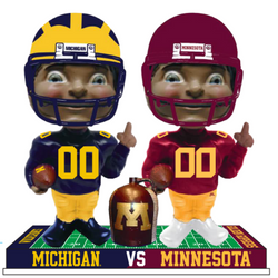 Michigan vs. Minnesota Football Rivalry Bobblehead (Presale) (ONLINE ORDER ONLY)