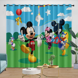Mickey Mouse Club House Curtains Dinosaur Blackout Window Drapes (ONLINE ORDER ONLY)