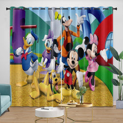 Mickey Mouse Club House Curtains Dinosaur Blackout Window Drapes (ONLINE ORDER ONLY)
