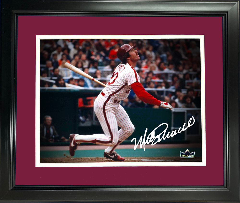 Framed Mike Schmidt Philadelphia Phillies Facsimile Laser Engraved Signature Auto 11"x14" Baseball Photo HOFSM Holo (ONLINE ORDER ONLY)