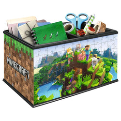 Minecraft Storage Box 223 Piece 3D Jigsaw Puzzle Ravensburger (ONLINE ORDER ONLY)