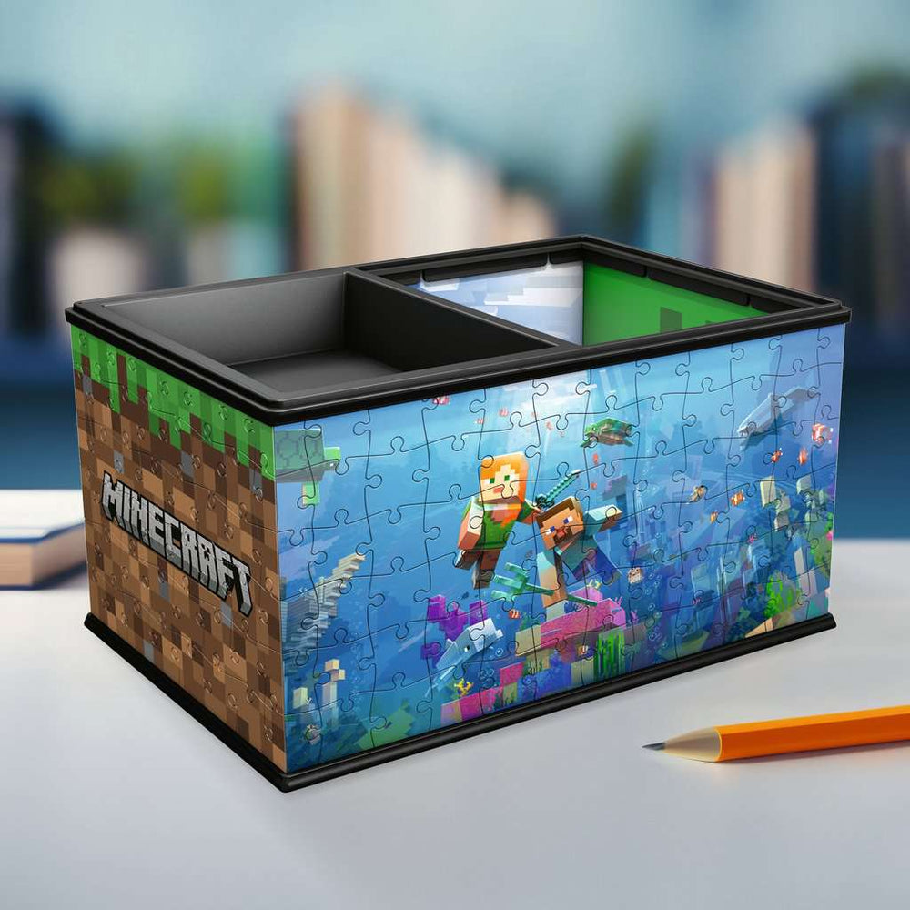 Minecraft Storage Box 223 Piece 3D Jigsaw Puzzle Ravensburger (ONLINE ORDER ONLY)