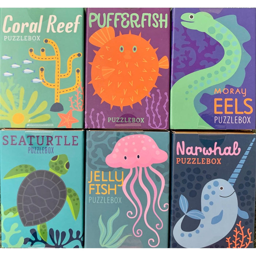 Mini Aquatic Brainteaser Puzzles 6 Piece Set Project Genius (ONLINE ORDER ONLY)