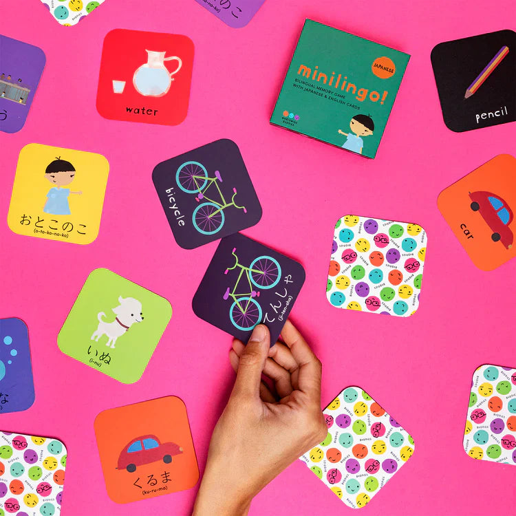 Minilingo, Japanese/English Flashcards (ONLINE ORDER ONLY)