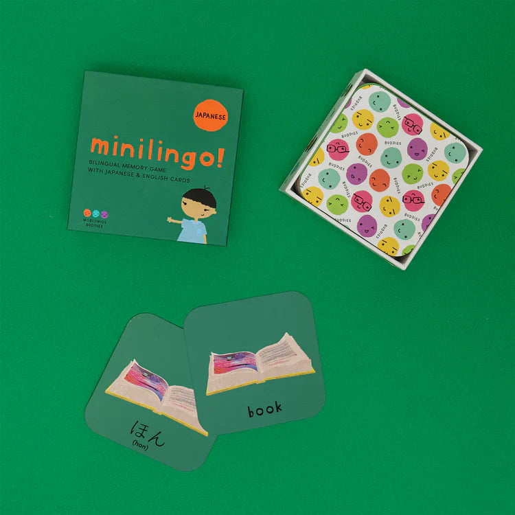Minilingo, Japanese/English Flashcards (ONLINE ORDER ONLY)