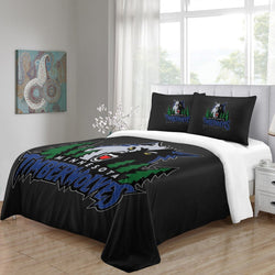 Minnesota Timberwolves Bedding Set Duvet Cover Without Filler (Online Order Only)