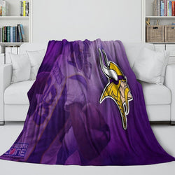 Minnesota Vikings Blanket Flannel Fleece Throw Room Decoration (Online Order Only)