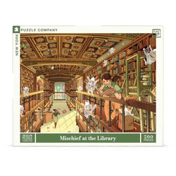 Mischief at the Library by Victo Ngai 500 Piece Jigsaw Puzzle NYPC (ONLINE ORDER ONLY)