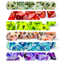 (Releases 8/28) 6-Pack of one of each of the new Mega-Hedral Dice Sets by Chessex (Online Only)