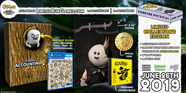 Limited Run Games: Accounting + (Tree Guy Edition) (Playstation 4) (Online Order Only)