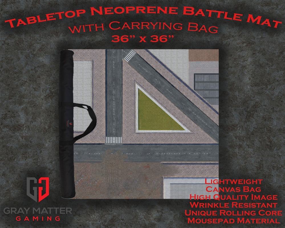 Modern City 2 - Neoprene Battle Mat with Bag (Online Order Only)