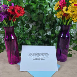 Coloring Mom Happy Birthday Card 2 (ONLINE ORDER ONLY)