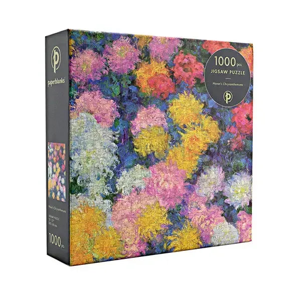 Monet’s Chrysanthemums 1000 Piece Jigsaw Puzzle Paperblanks (ONLINE ORDER ONLY)