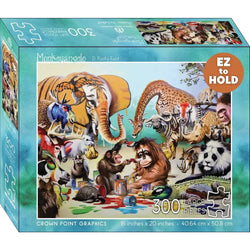 Monkeyangelo 300 Piece Soft Touch Jigsaw Puzzle Crown Point (ONLINE ORDER ONLY)