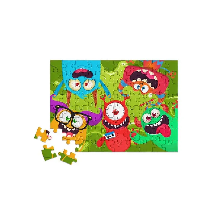 Monster Meet-Up 80 Piece Mini Jigsaw Puzzle Micro Puzzles (ONLINE ORDER ONLY)
