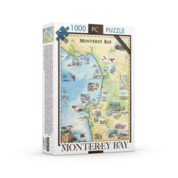 Monterey Bay 1000 Piece Jigsaw Puzzle Xplorer Maps (ONLINE ORDER ONLY)