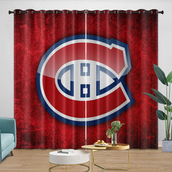 Montreal Canadiens Curtains Blackout Window Drapes Room Decoration (Online Order Only)