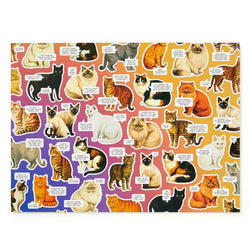 Moody Cats 1000 Piece Jigsaw Puzzle (+Stickers) Brass Monkey (ONLINE ORDER ONLY)