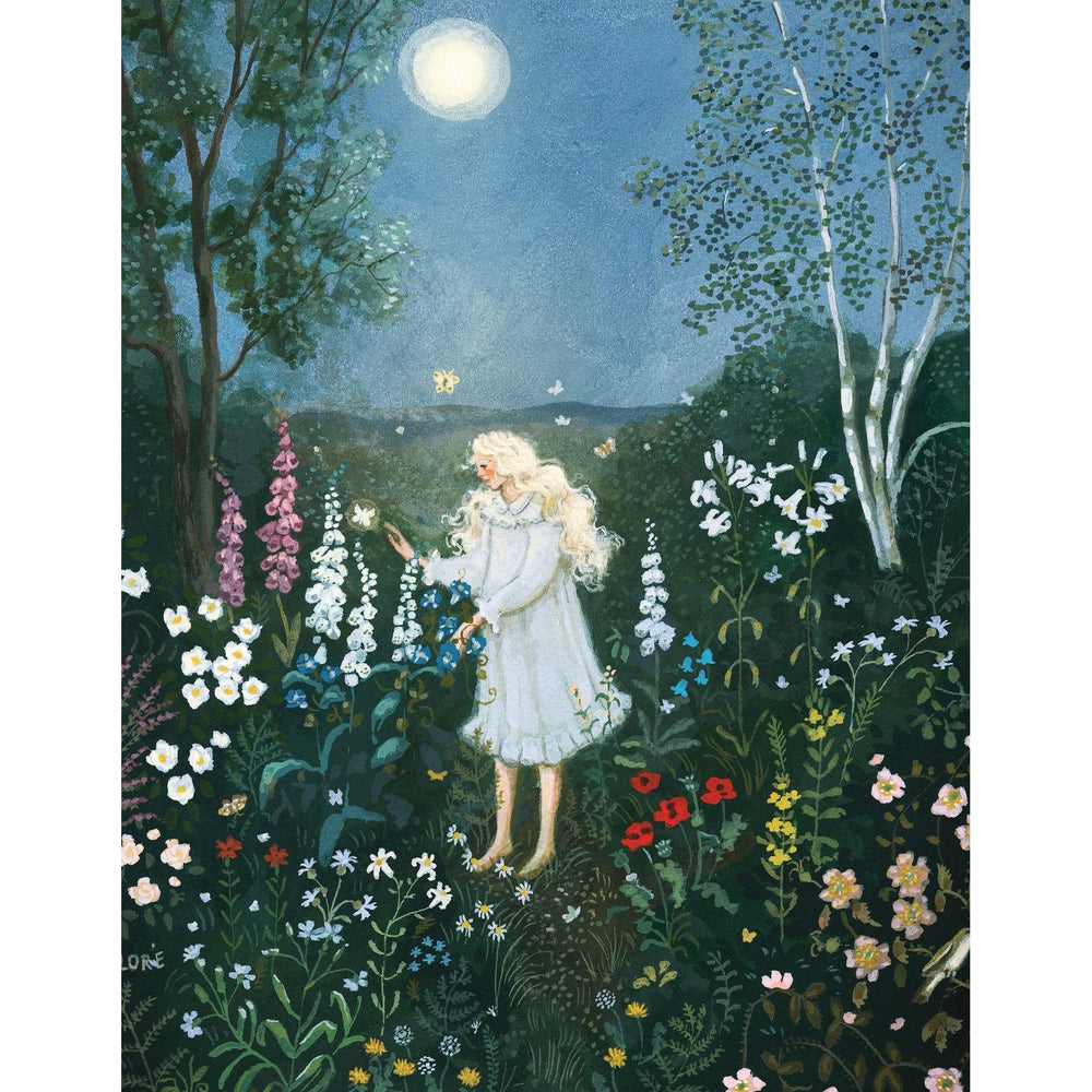 Moon Garden by Loré Pemberton 100 Piece Mini Jigsaw Puzzle NYPC (ONLINE ORDER ONLY)