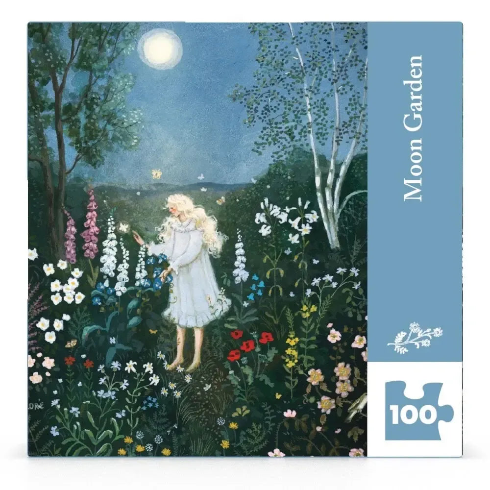 Moon Garden by Loré Pemberton 100 Piece Mini Jigsaw Puzzle NYPC (ONLINE ORDER ONLY)