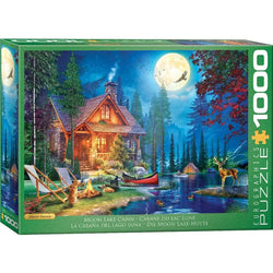 Moon Lake Cabin 1000 Piece Jigsaw Puzzle Eurographics (ONLINE ORDER ONLY)