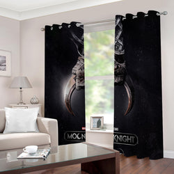 Moon Knight Curtains Cosplay Blackout Window Drapes for Room Decoration (Online Order Only)