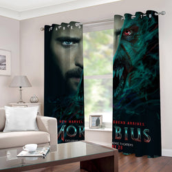 Morbius Curtains 2 Panels Blackout Window Drapes for Room Decoration (Online Order Only)