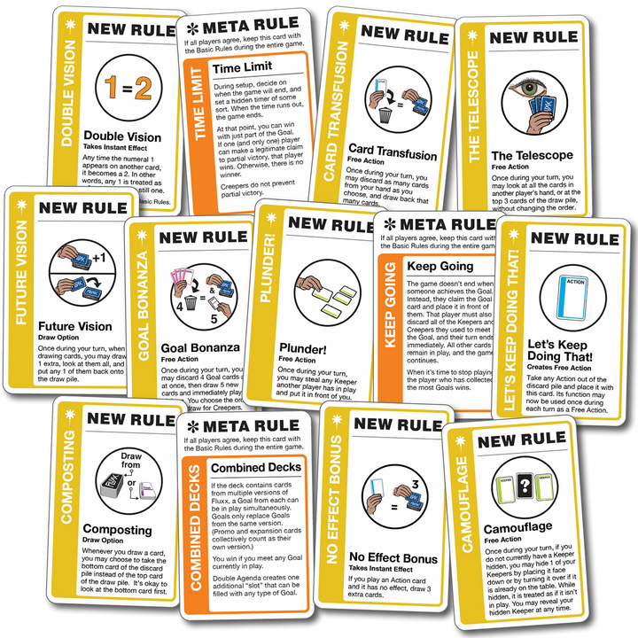 Fluxx: More Rules Expansion Deck