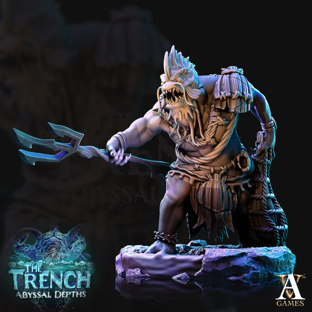 3D Printed Archvillain Games Morloks The Trench Abyssal Depths 28 32mm D&D (Online Only)
