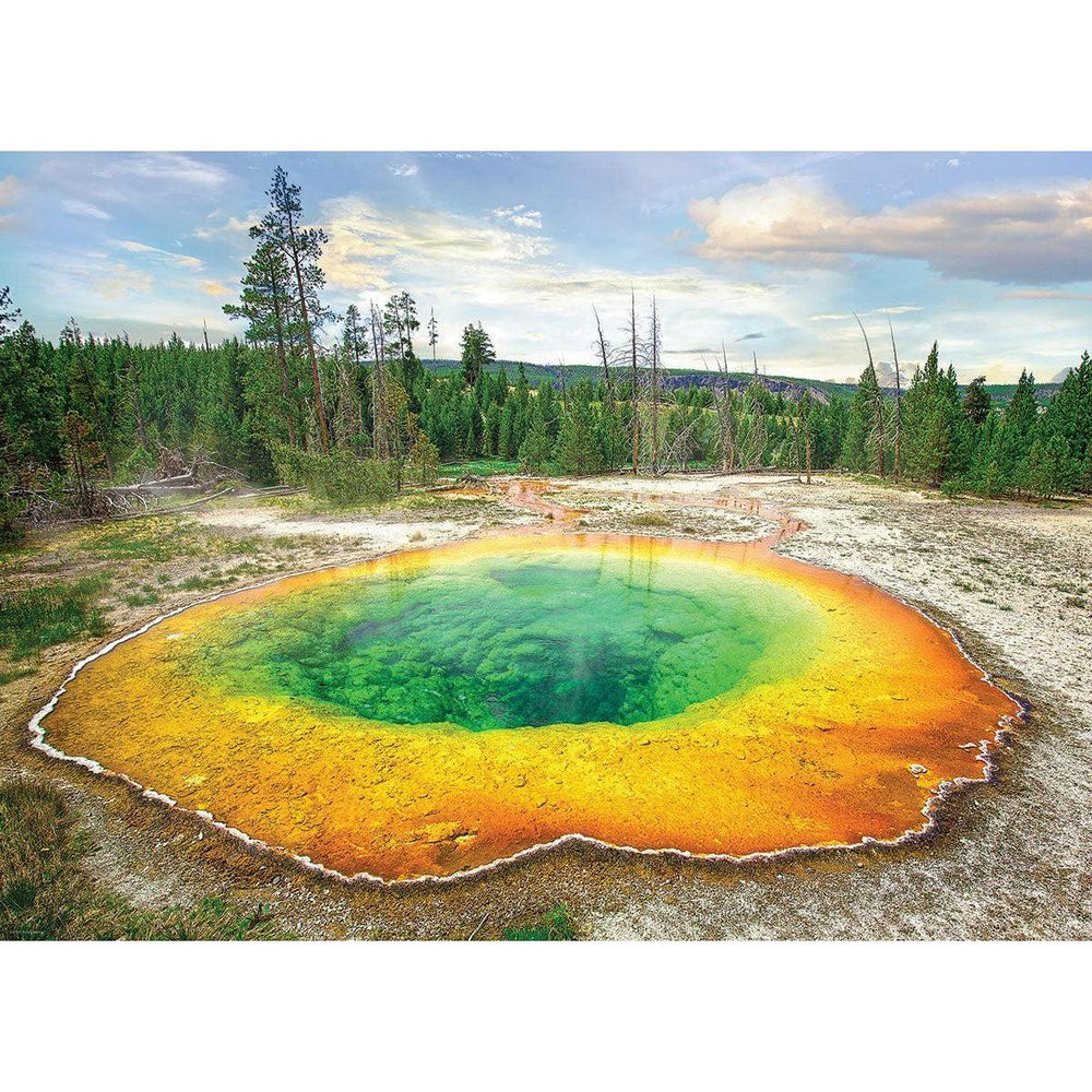 Morning Glory Pool Yellowstone 1000 Piece Jigsaw Puzzle Eurographics (ONLINE ORDER ONLY)