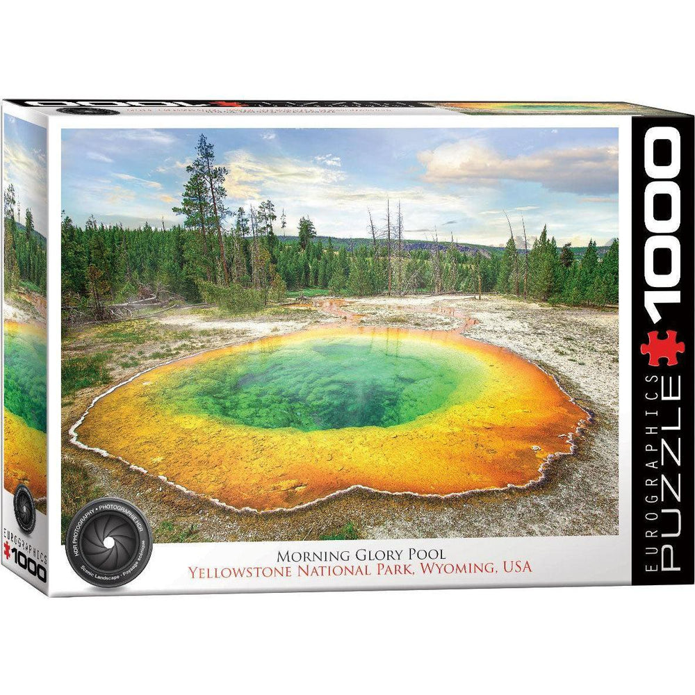 Morning Glory Pool Yellowstone 1000 Piece Jigsaw Puzzle Eurographics (ONLINE ORDER ONLY)