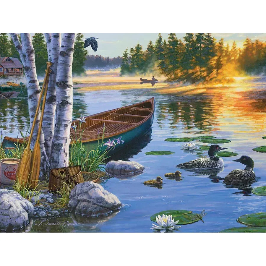 Morning on the Lake 275 Large Piece Jigsaw Puzzle Cobble Hill (ONLINE ORDER ONLY)